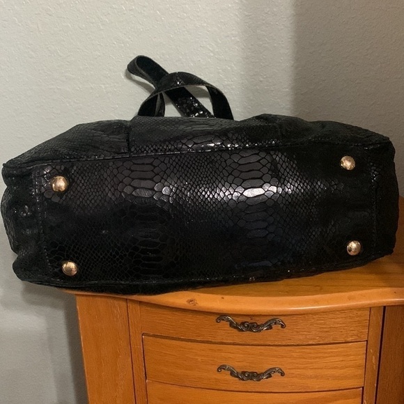 Michael, Michael Kors , black snake skin bag - Picture 7 of 9